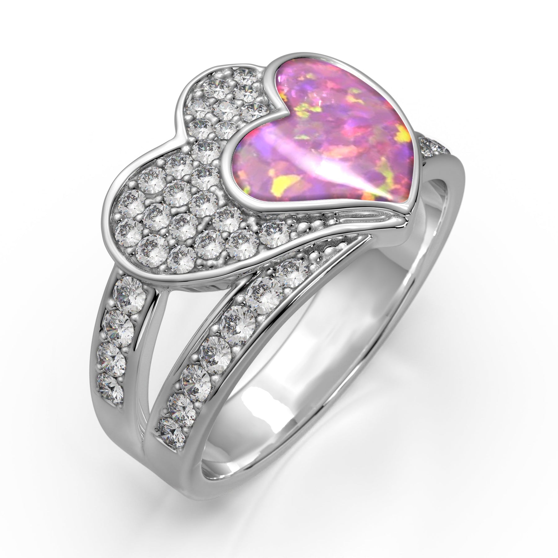Ashes Infused JewelleryAura-Star Ring Vibrant