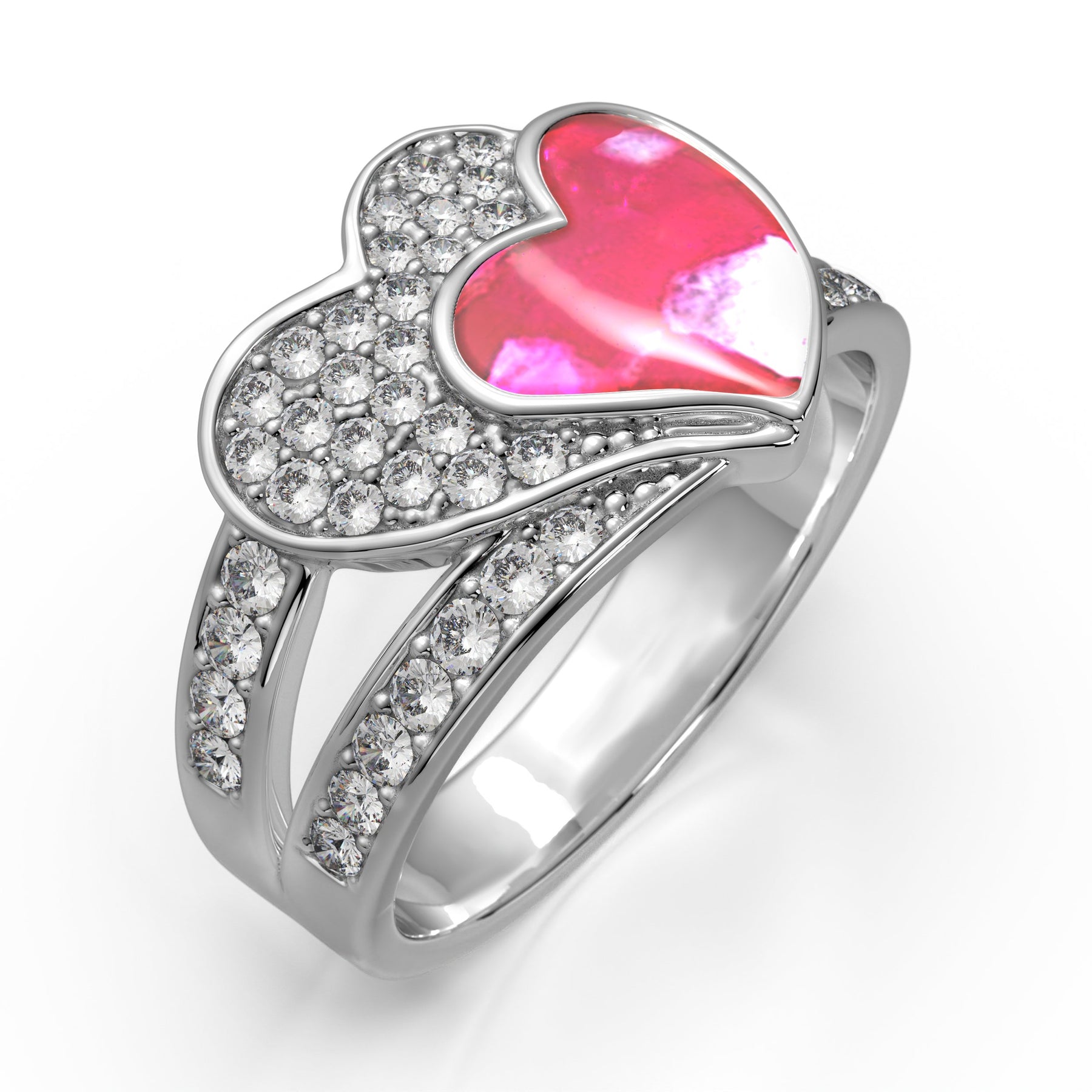 Ashes Infused JewelleryAura-Star Ring Vibrant