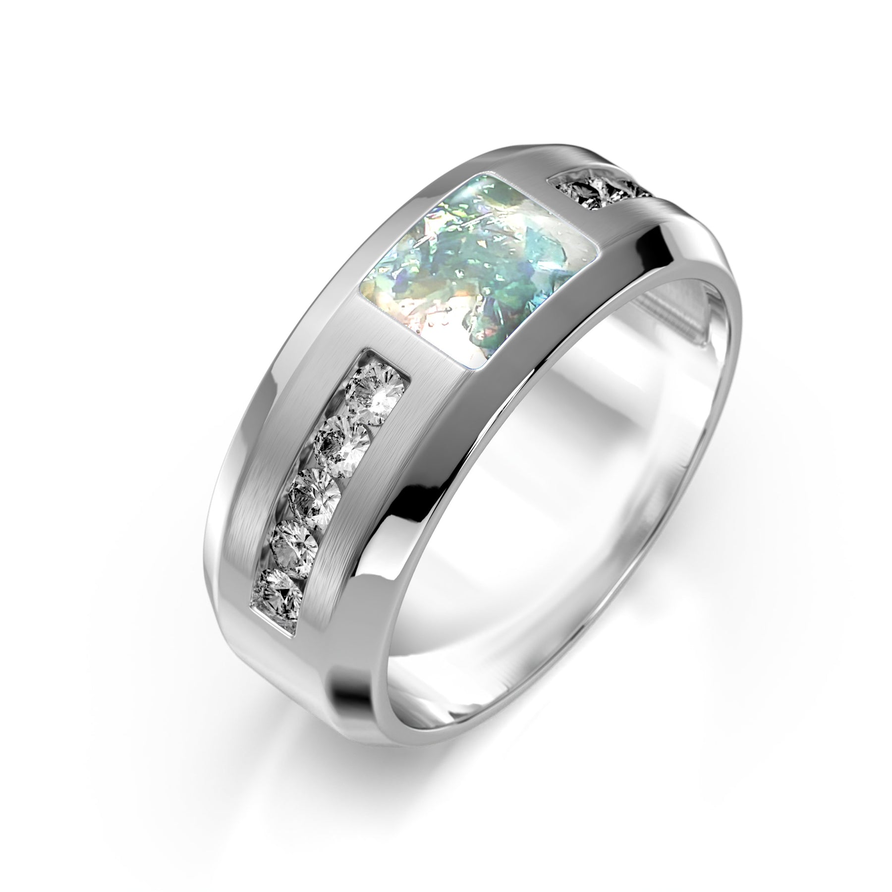 Ashes Infused JewelleryAura-Star Unisex Ring Great
