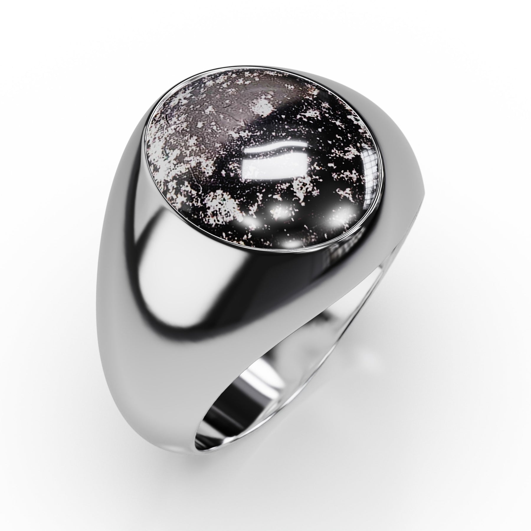 Ashes Infused JewelleryAura-Star Unisex Ring Signet