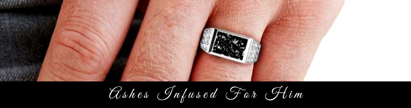 Ashes Infused Jewellery For Him - Aura-Star® Jewellery