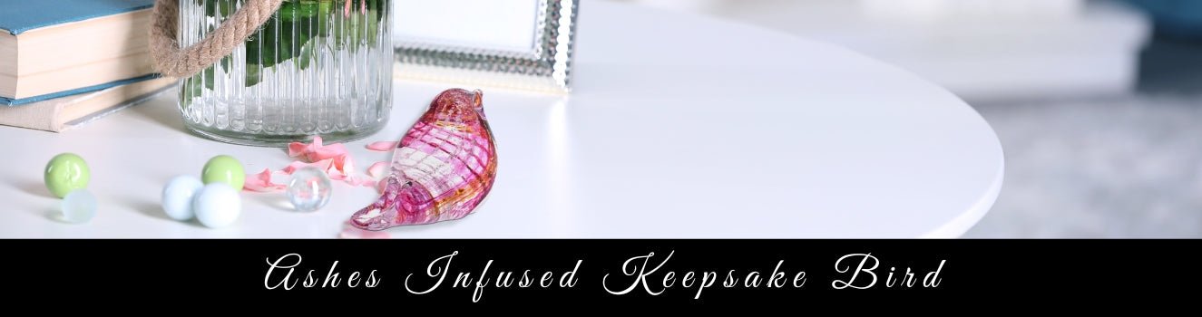 Ashes Infused keepsake Bird - Aura-Star® Jewellery