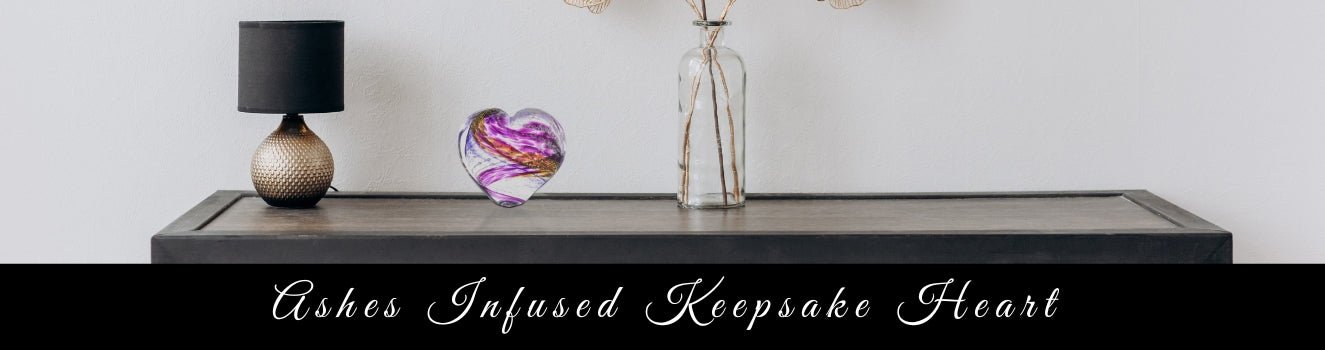 Ashes Infused Keepsake Heart - Aura-Star® Jewellery