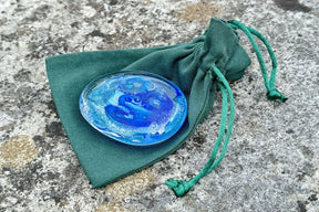Ashes Infused JewelleryAura - Star® Handblown Glass Ashes Infused Cuddle Stone