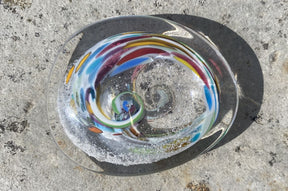 Ashes Infused JewelleryAura - Star® Handblown Glass Ashes Infused Cuddle Stone