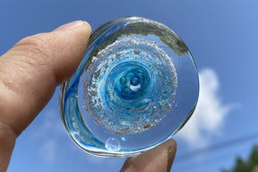 Ashes Infused JewelleryAura - Star® Handblown Glass Ashes Infused Cuddle Stone
