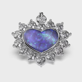 Aura Star Pendant Diamond Heart