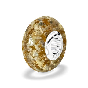 Ashes Infused JewelleryAura-Star Ashes Glass Bead