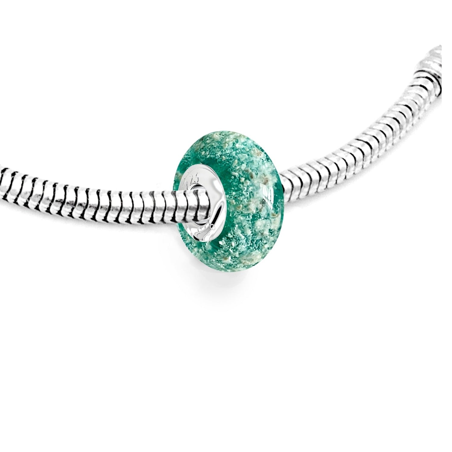 Ashes Infused JewelleryAura-Star Ashes Glass Bead
