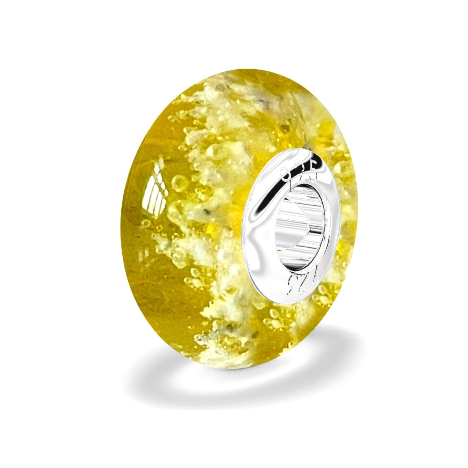 Ashes Infused JewelleryAura-Star Ashes Glass Bead