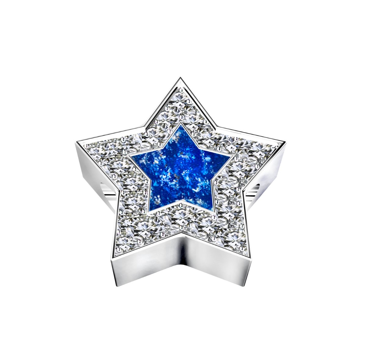 Ashes Infused JewelleryAura-Star Bead Spiritual