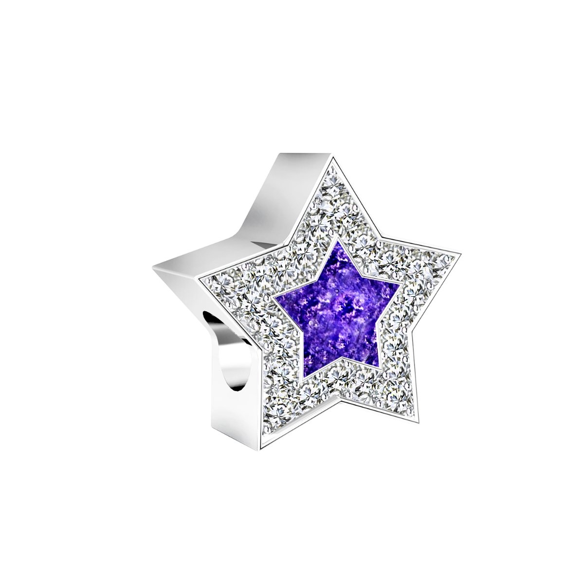 Ashes Infused JewelleryAura-Star Bead Spiritual