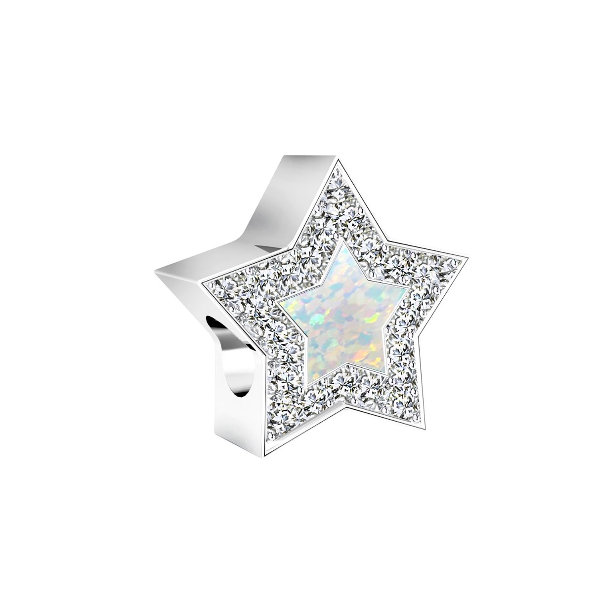 Ashes Infused JewelleryAura-Star Bead Spiritual