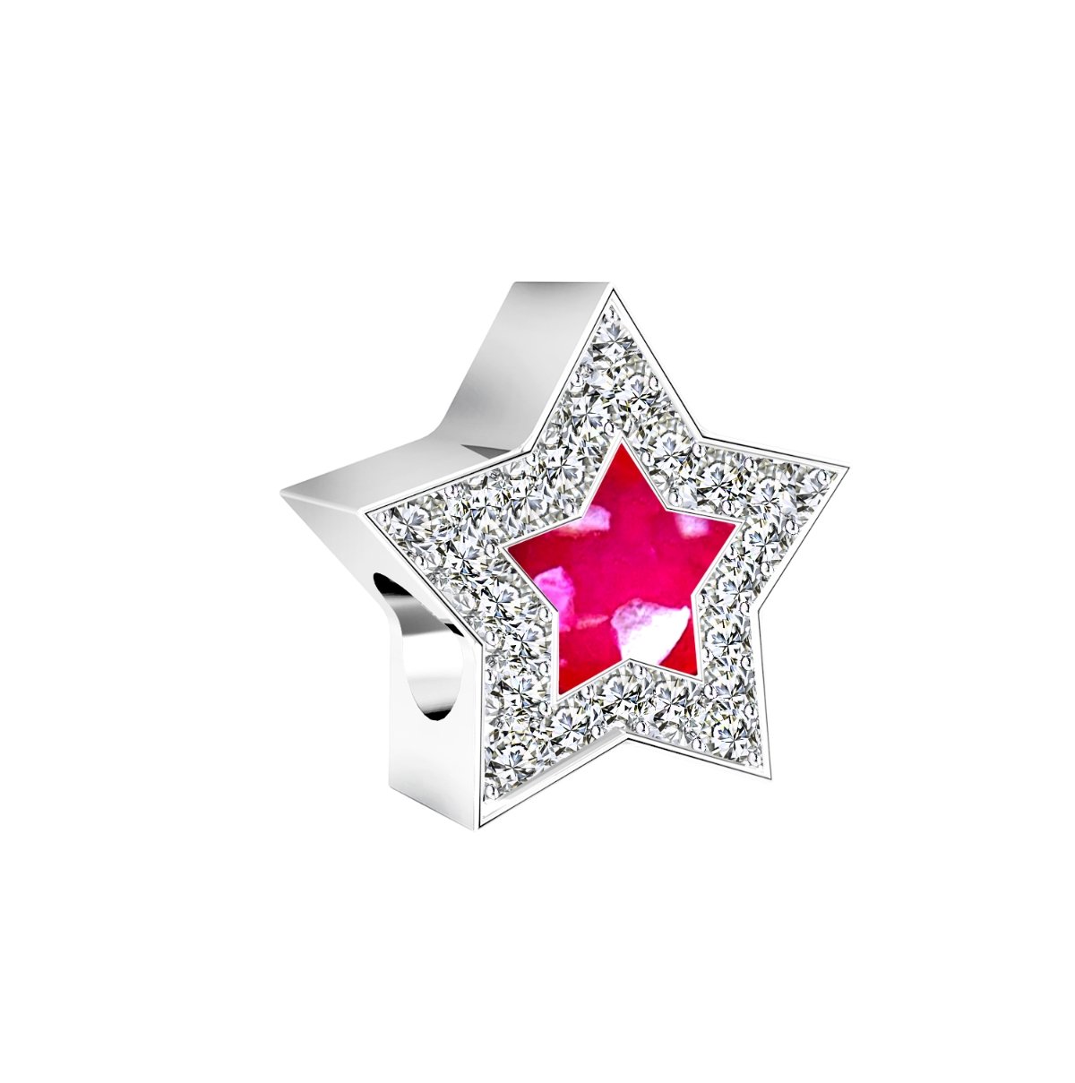 Ashes Infused JewelleryAura-Star Bead Spiritual