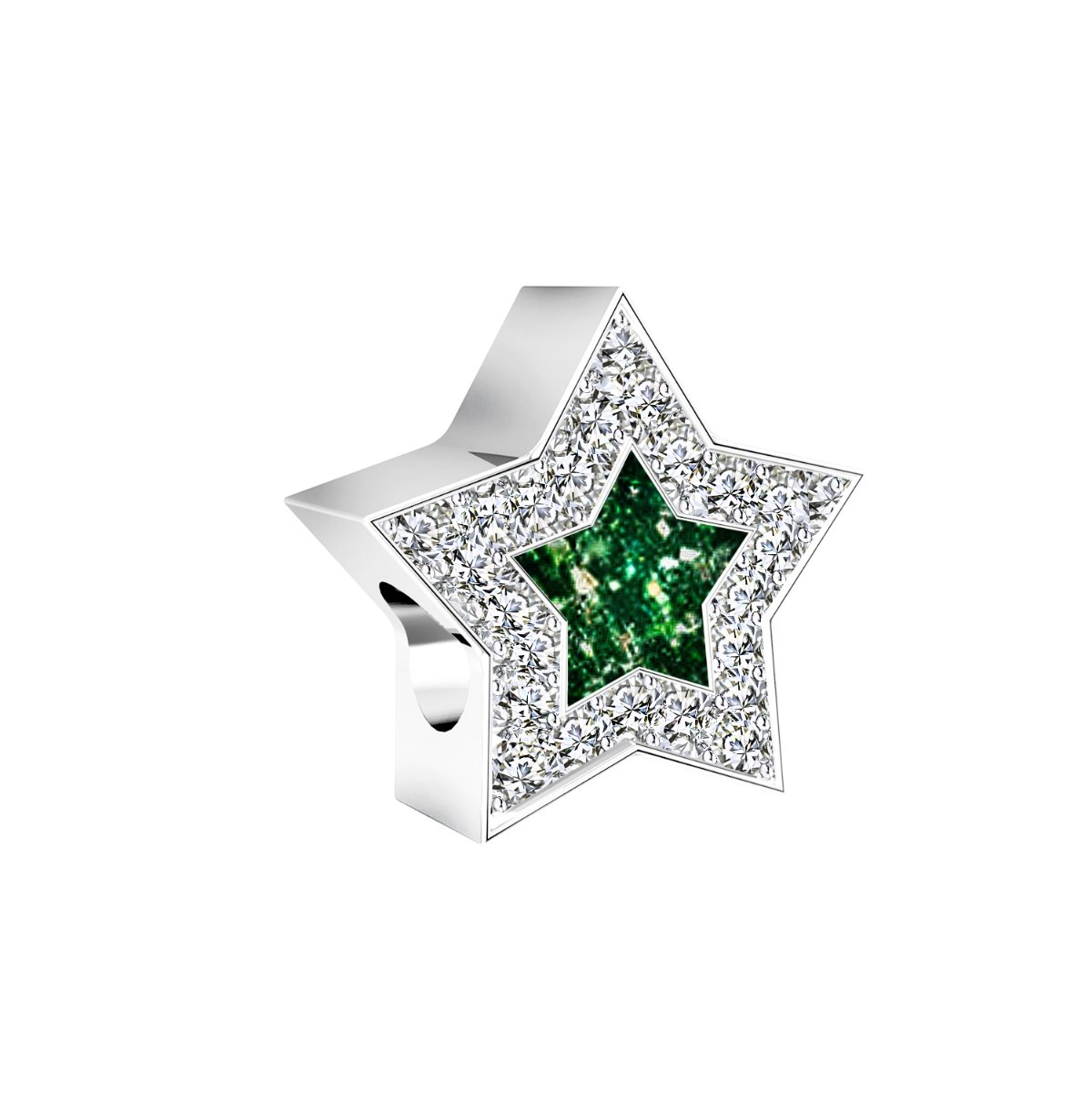 Ashes Infused JewelleryAura-Star Bead Spiritual