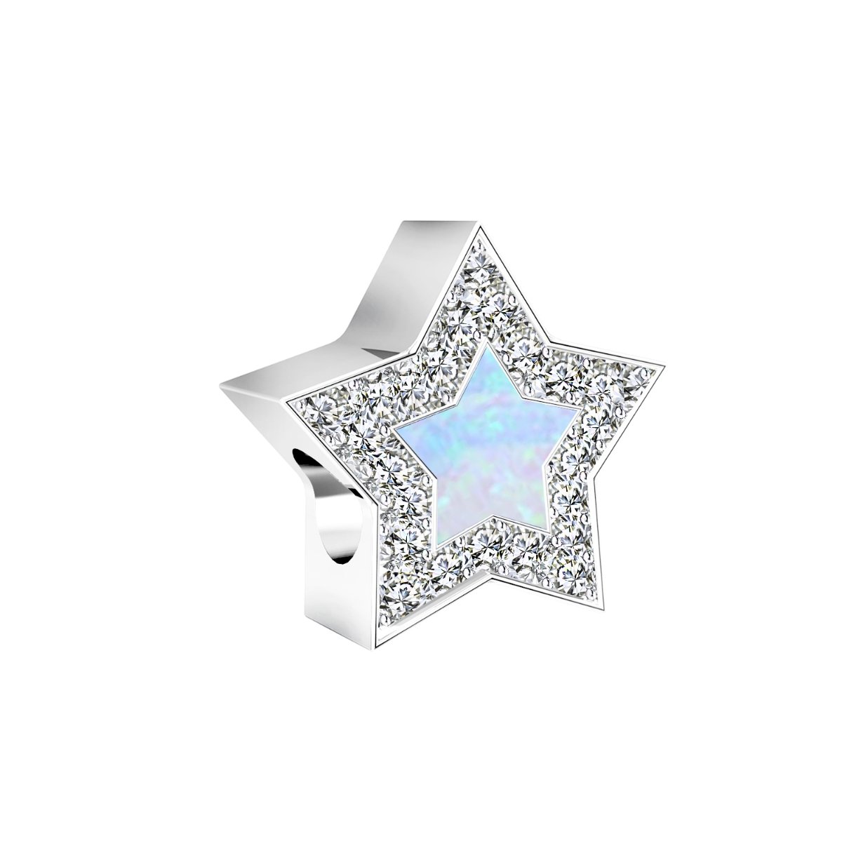 Ashes Infused JewelleryAura-Star Bead Spiritual