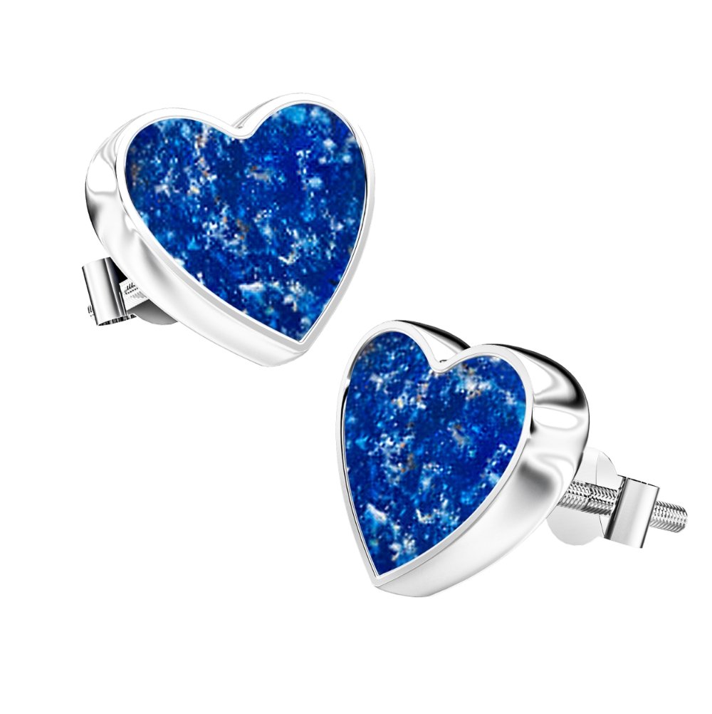 Ashes Infused JewelleryAura-Star Earrings Hearts