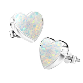 Ashes Infused JewelleryAura-Star Earrings Hearts