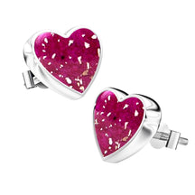 Ashes Infused JewelleryAura-Star Earrings Hearts