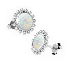 Ashes Infused JewelleryAura-Star Earrings Round Drops