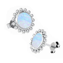 Ashes Infused JewelleryAura-Star Earrings Round Drops