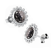 Ashes Infused JewelleryAura-Star Earrings Round Drops