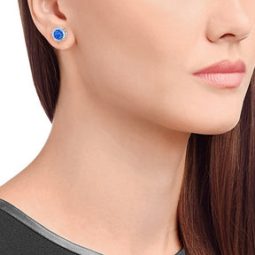 Ashes Infused JewelleryAura-Star Earrings Round Drops
