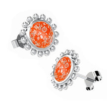 Ashes Infused JewelleryAura-Star Earrings Round Drops