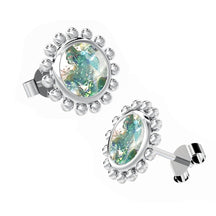 Ashes Infused JewelleryAura-Star Earrings Round Drops