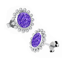 Ashes Infused JewelleryAura-Star Earrings Round Drops
