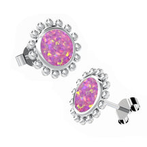 Ashes Infused JewelleryAura-Star Earrings Round Drops