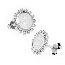 Ashes Infused JewelleryAura-Star Earrings Round Drops