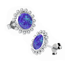Ashes Infused JewelleryAura-Star Earrings Round Drops