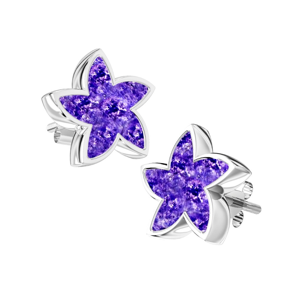 Ashes Infused JewelleryAura-Star Earrings Stars