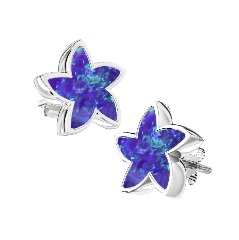 Ashes Infused JewelleryAura-Star Earrings Stars