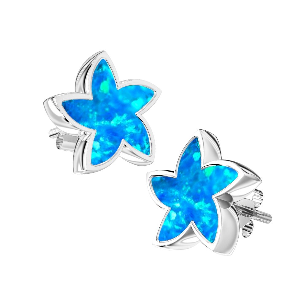 Ashes Infused JewelleryAura-Star Earrings Stars