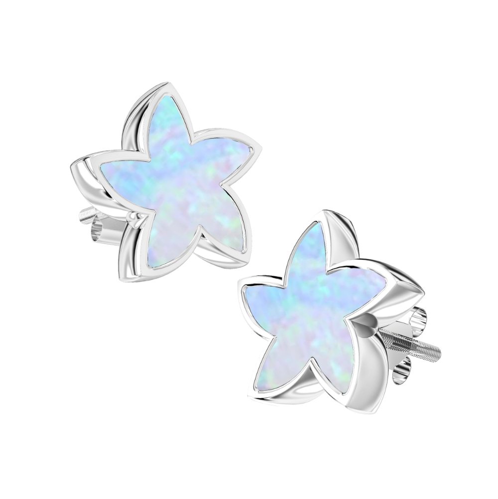 Ashes Infused JewelleryAura-Star Earrings Stars