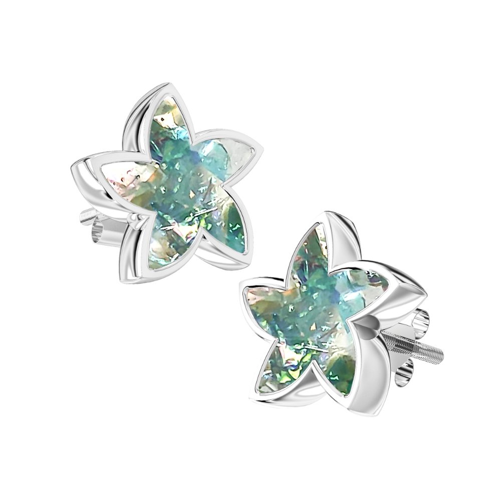 Ashes Infused JewelleryAura-Star Earrings Stars