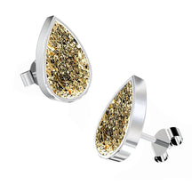 Ashes Infused JewelleryAura-Star Earrings Teardrop