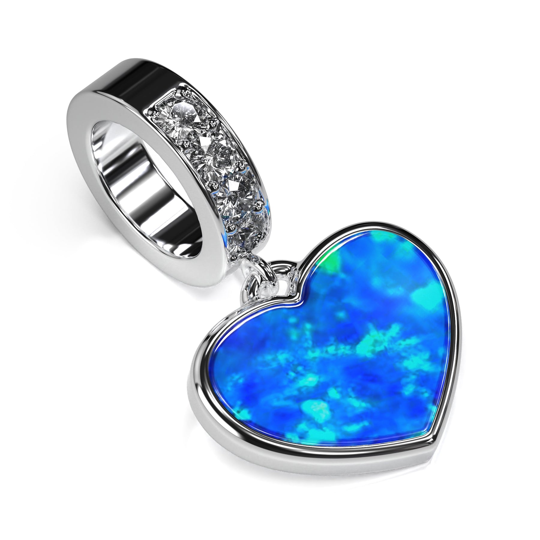 Ashes Infused JewelleryAura-Star Heart Charm