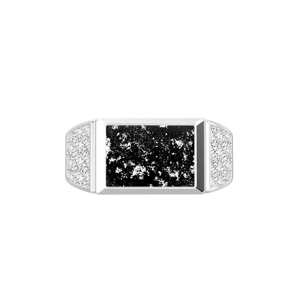 Ashes Infused JewelleryAura-Star Mens Ring Admire