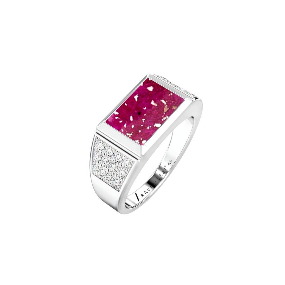 Ashes Infused JewelleryAura-Star Mens Ring Admire