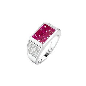 Ashes Infused JewelleryAura-Star Mens Ring Admire