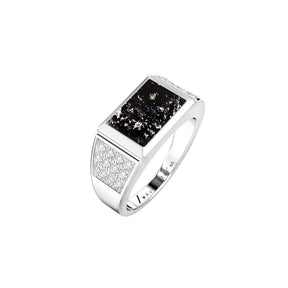 Ashes Infused JewelleryAura-Star Mens Ring Admire
