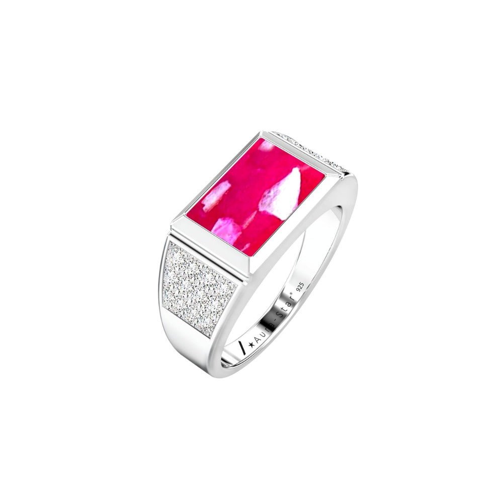 Ashes Infused JewelleryAura-Star Mens Ring Admire
