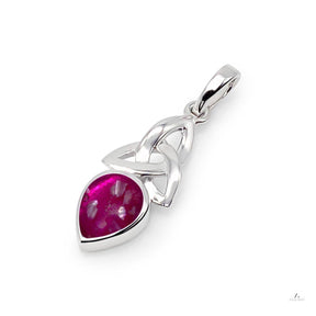 Ashes Infused JewelleryAura Star Pendant Celtic Knot