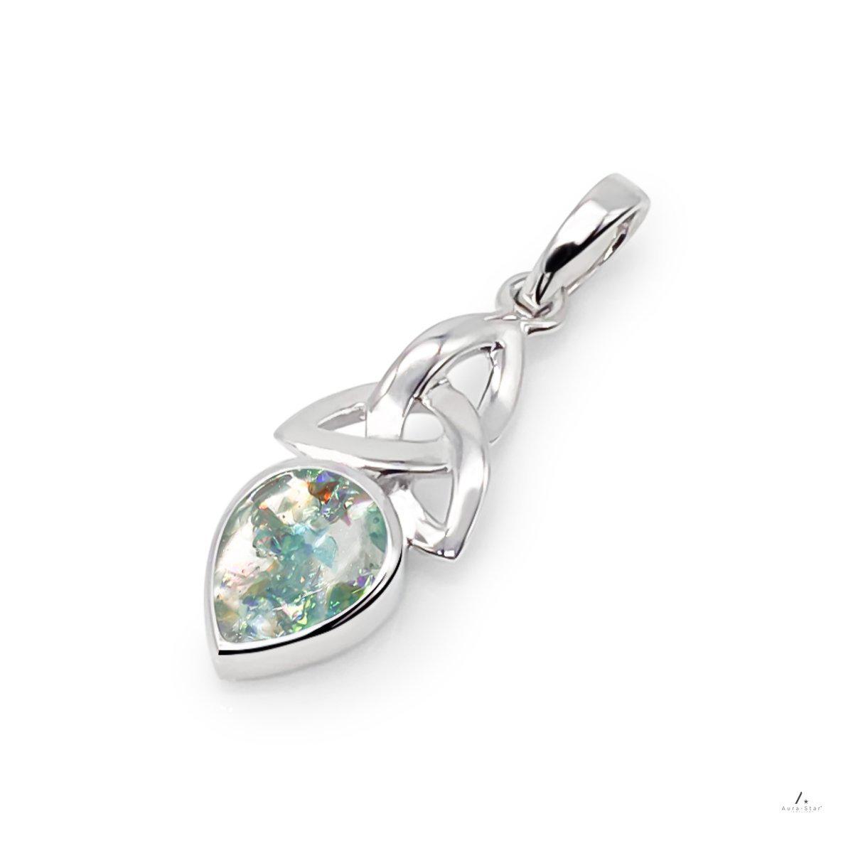Ashes Infused JewelleryAura Star Pendant Celtic Knot
