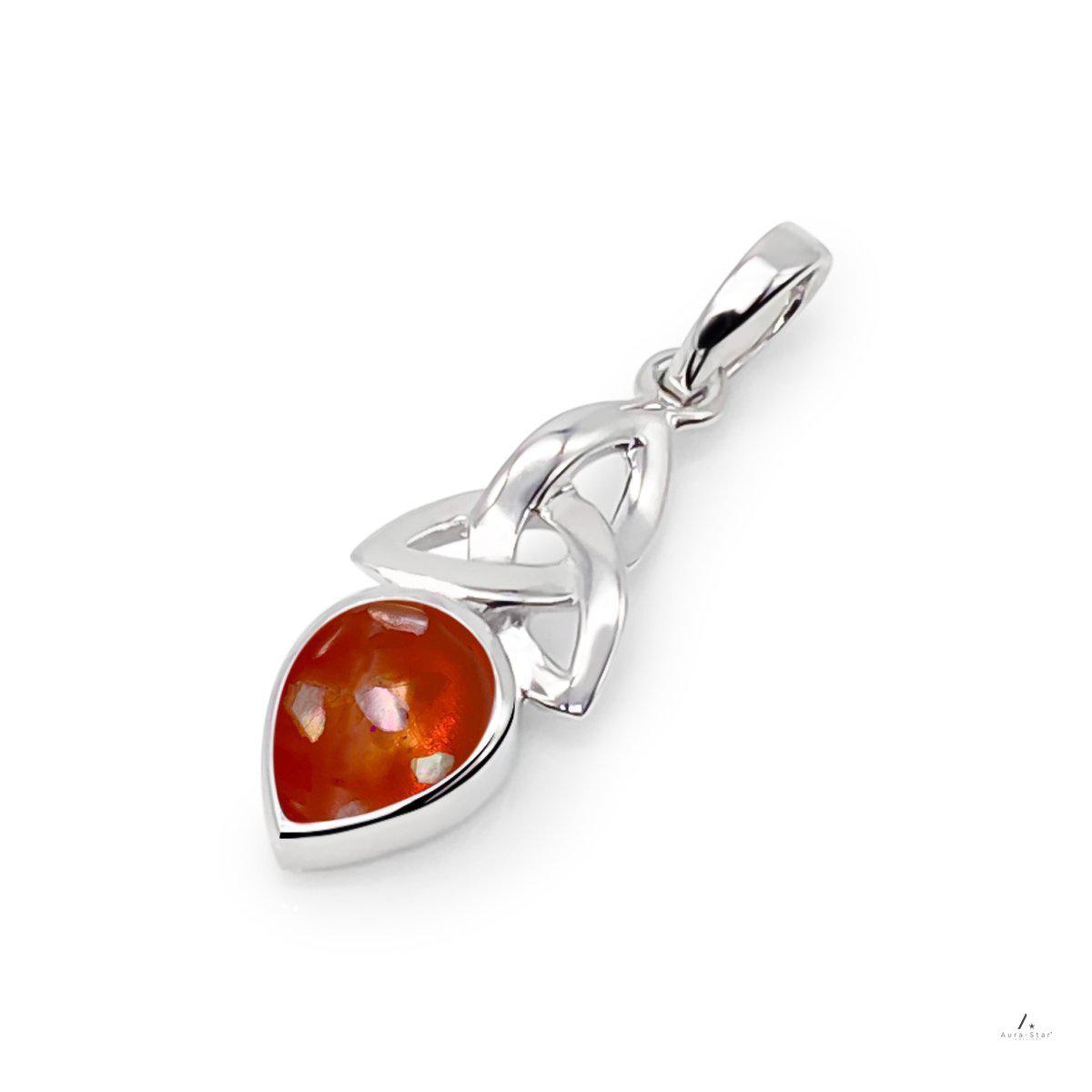 Ashes Infused JewelleryAura Star Pendant Celtic Knot