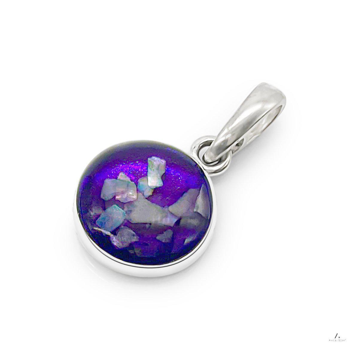 Ashes Infused JewelleryAura-Star Pendant Classic Round