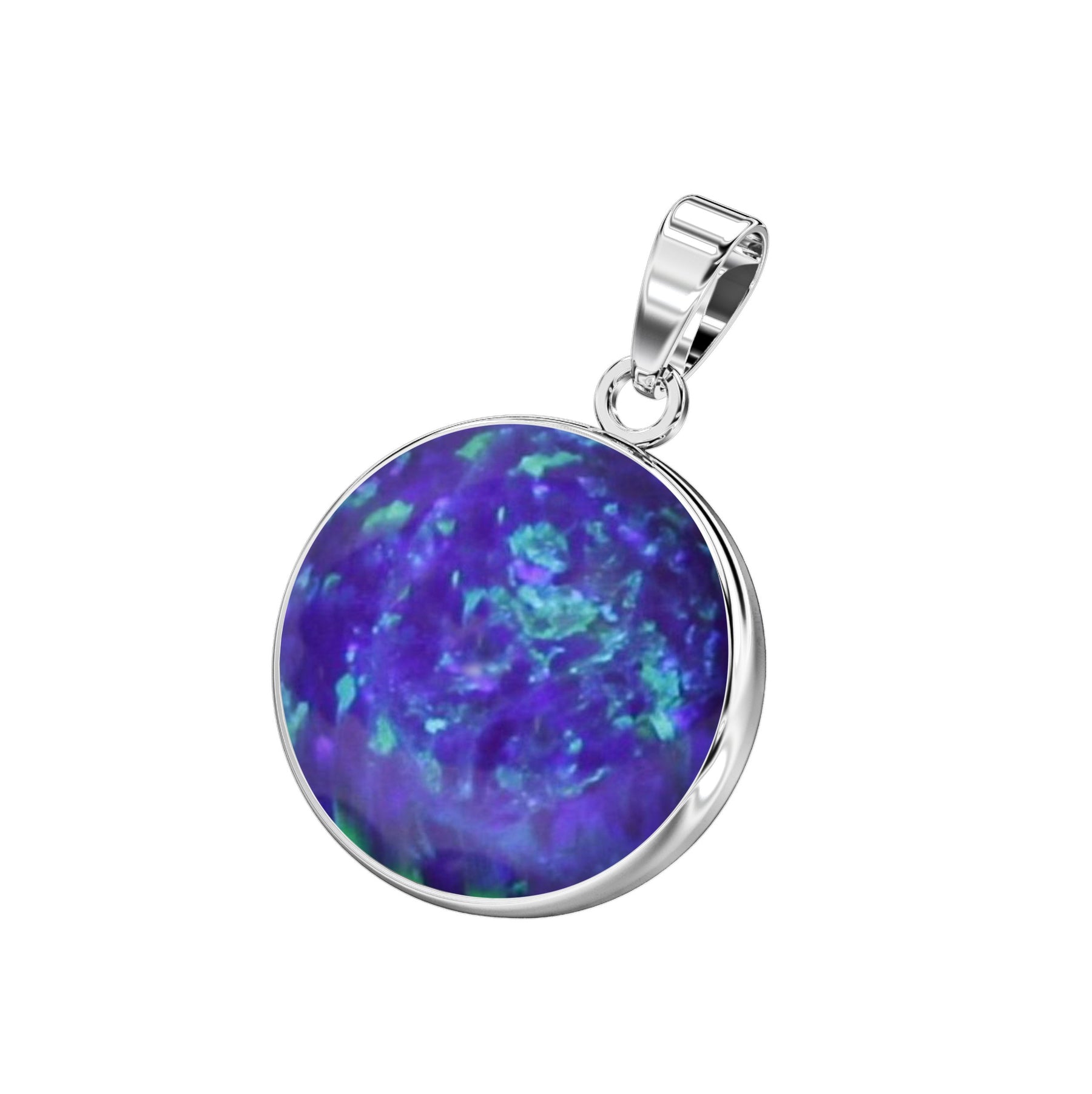 Ashes Infused JewelleryAura-Star Pendant Classic Round